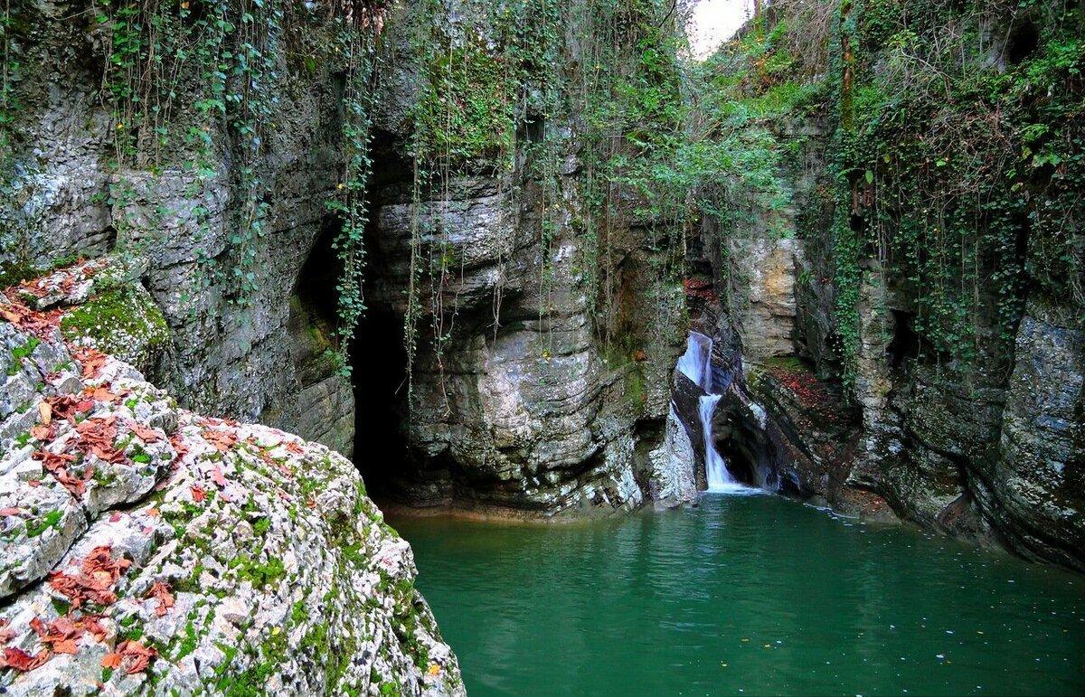 Фото Агурских водопадов