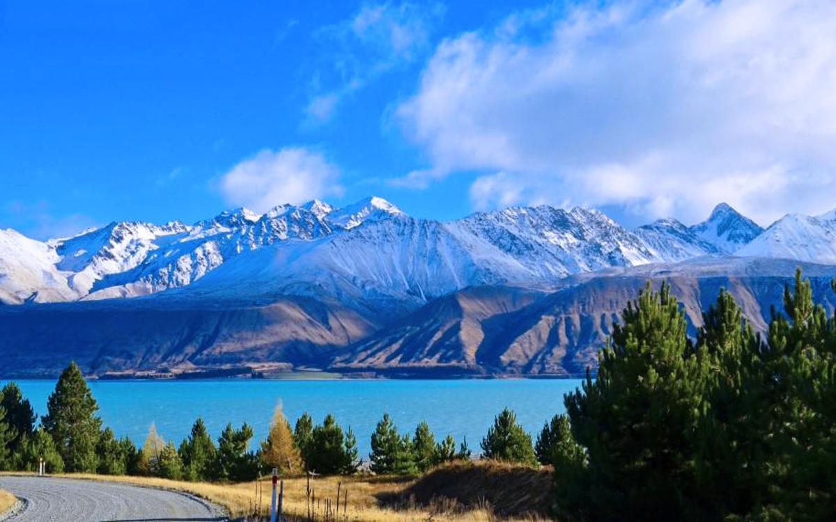 фото Озеро Пукаки, Новая Зеландия