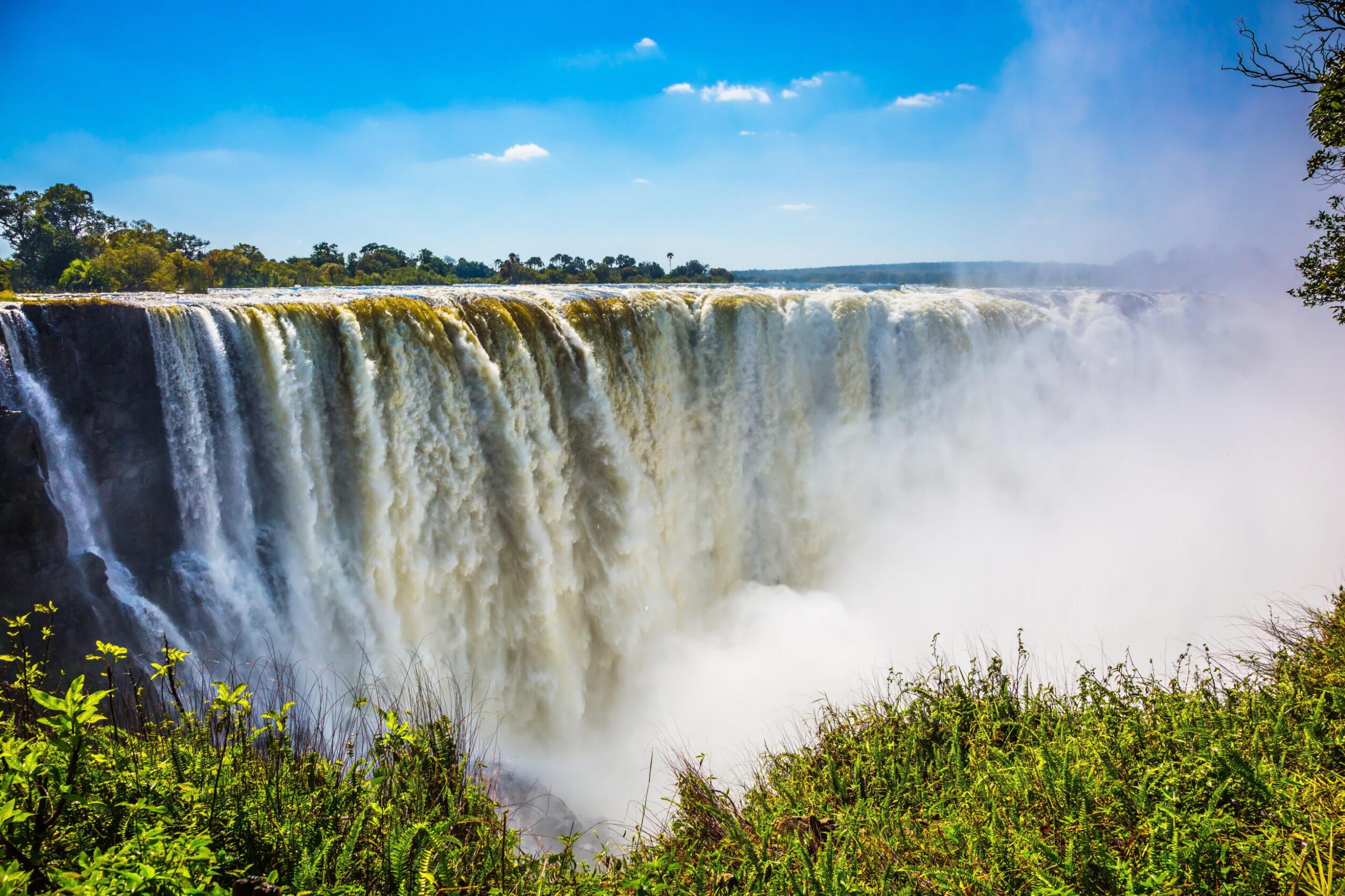 Самый высокий водопад в Африке